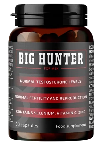 Big Hunter कैप्सूल — 1mg पर नहीं, केवल ऑफ़िशियल साइट